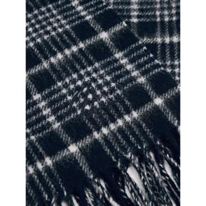 REISS Theo Scarf Wool-Cashmere Check Scarf 